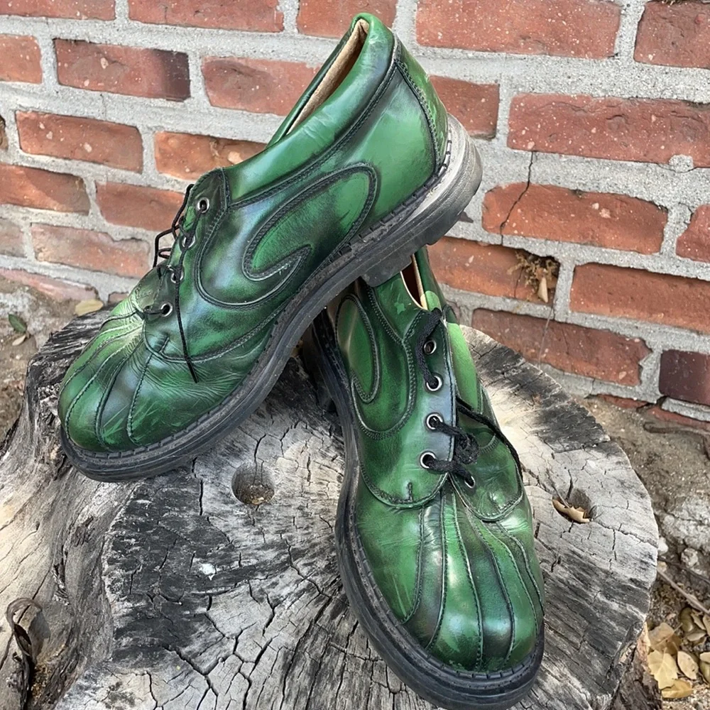 Green John Fluevog Angels size 11 - Picture 3 of 3